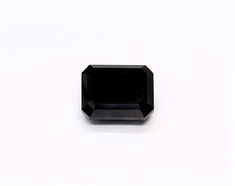 5.64 Carat Natural Black Emerald Diamond GIA