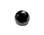 1.38 Carat Natural Black Round Diamond GIA