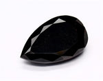 5.59 Carat Black Pear Diamond