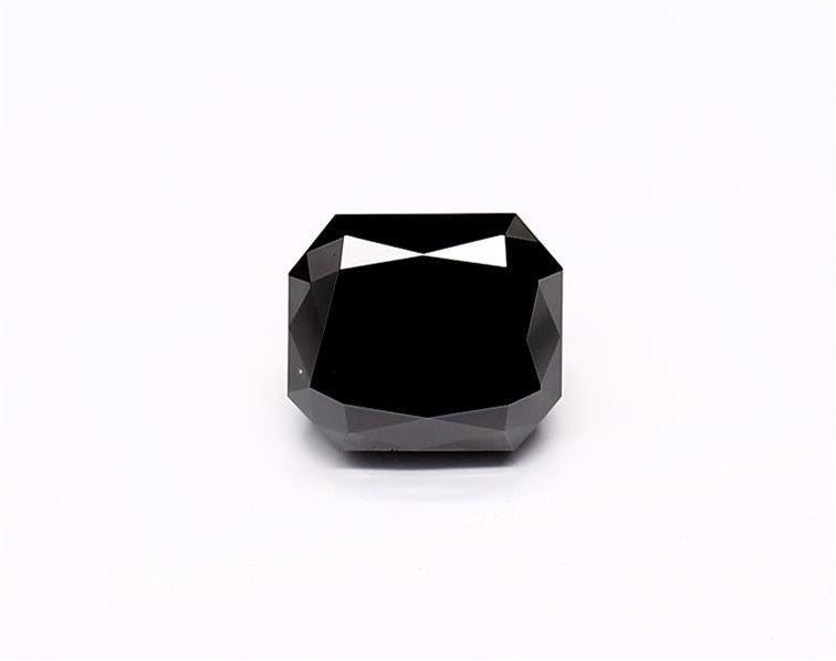 1.47 Carat Natural Black Emerald Diamond GIA