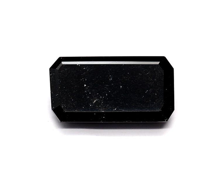 0.97 Carat Black Emerald Diamond
