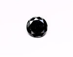 1.77 Carat Natural Black Round Diamond GIA