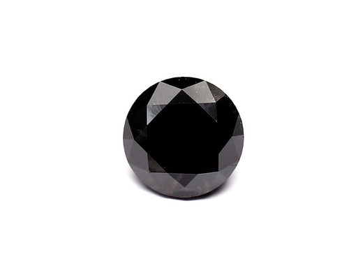2.05 Carat Black Round Diamond