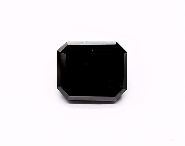 2.26 Carat Natural Black Emerald Diamond GIA