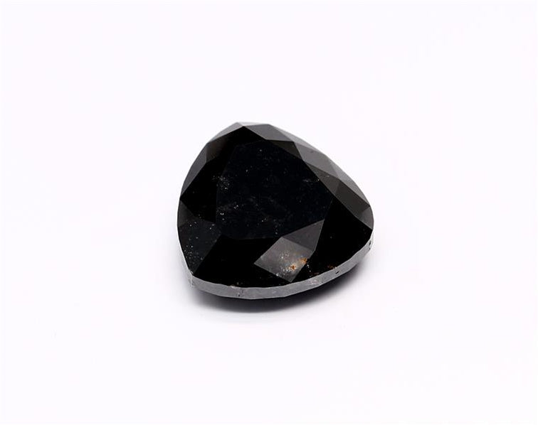 4.49 Carat Black Heart Diamond
