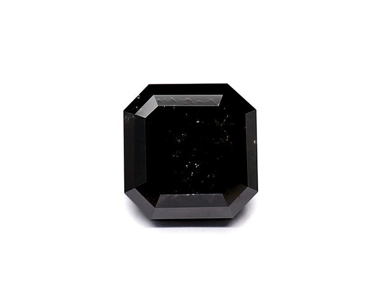 1.62 Carat Natural Black Emerald Diamond GIA