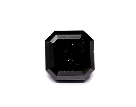 1.62 Carat Natural Black Emerald Diamond GIA