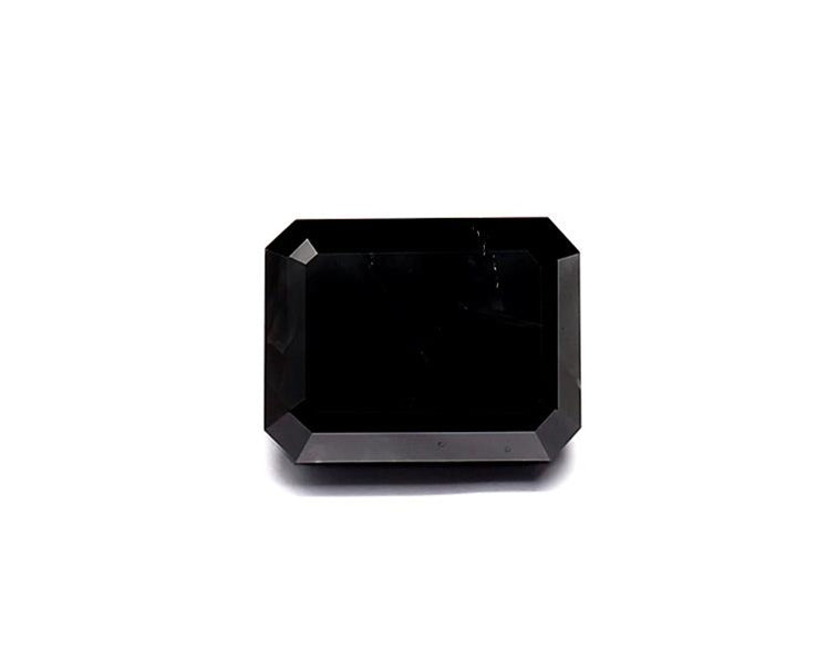 1.34 Carat Natural Black Emerald Diamond GIA