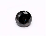 1.15 Carat Natural Black Round Diamond GIA