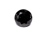 1.64 Carat Natural Black Round Diamond GIA