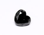 1.43 Carat Natural Black Heart Diamond GIA