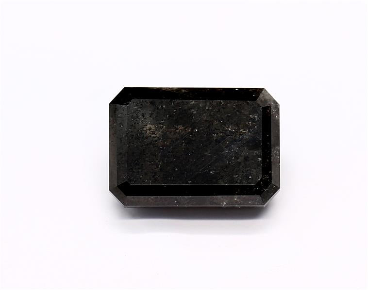 3.17 Carat Black Emerald Diamond