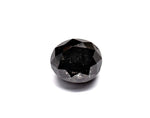 1.33 Carat Natural Black Oval Diamond GIA
