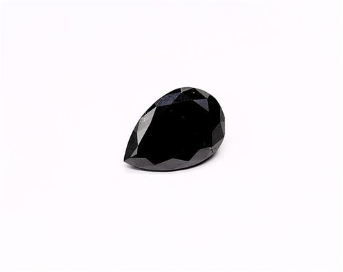 1.92 Carat Natural Black Pear Diamond GIA
