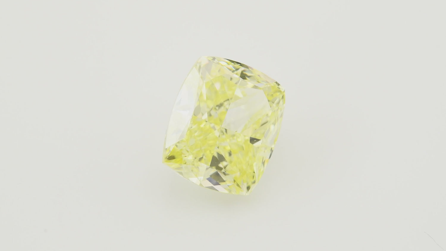 5.00 Carat Fancy Yellow Cushion Diamond VS1 GIA