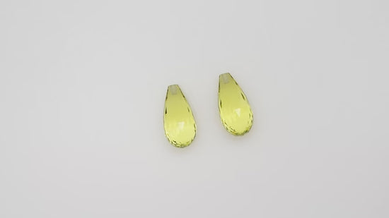 19.65 Carat Yellow Briolette Citrine