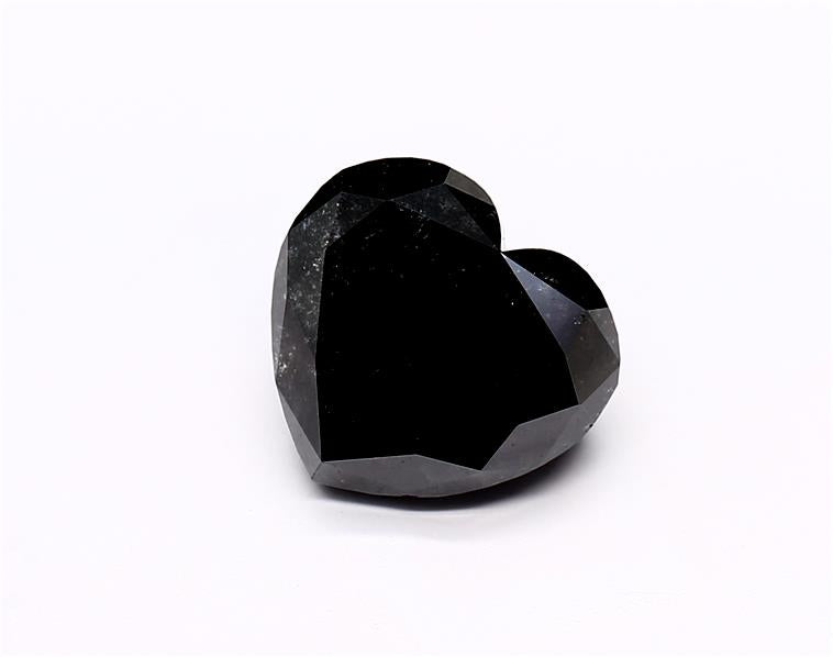 3.11 Carat Black Heart Diamond