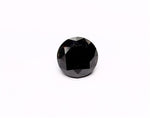 2.27 Carat Natural Black Round Diamond GIA