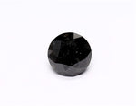 1.69 Carat Natural Black Round Diamond GIA