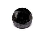 1.03 Carat Natural Black Round Diamond GIA