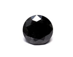1 Carat Natural Black Round Diamond GIA