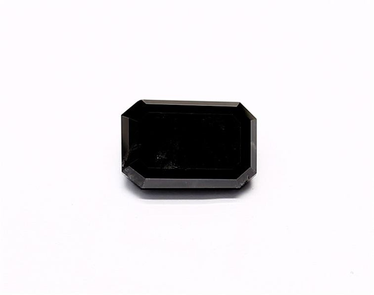 1.32 Carat Natural Black Emerald Diamond GIA