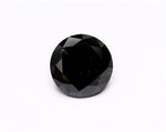 2.39 Carat Natural Black Round Diamond GIA