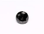 0.68 Carat Natural Black Round Diamond GIA