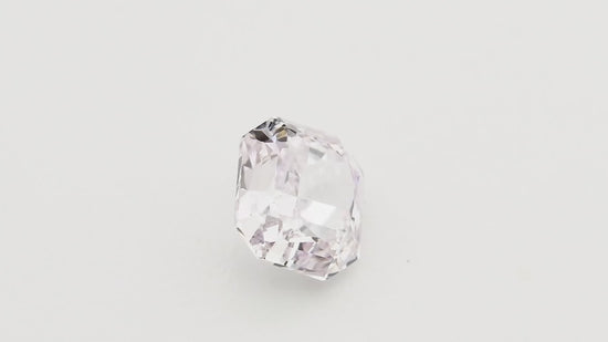 0.41 Carat Fancy Light Purplish Pink Radiant Diamond VS1 GIA