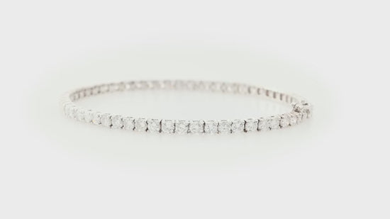 8Ct Round White Diamond Tennis Bracelet