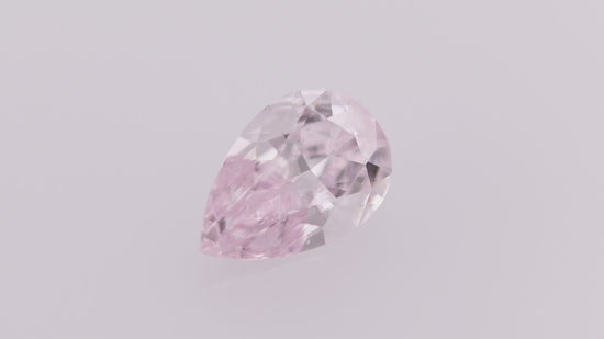 0.31 Carat Fancy Purplish Pink Pear Diamond SI1 GIA
