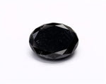 5.17 Carat Black Oval Diamond