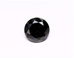 1.4 Carat Natural Black Round Diamond GIA