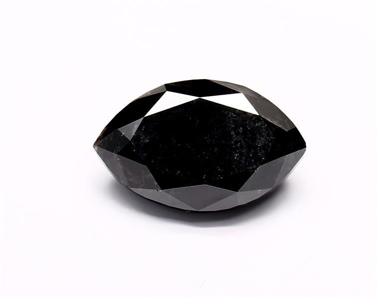 3.57 Carat Black Marquise Diamond