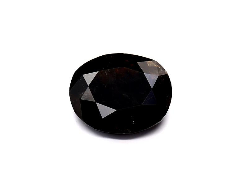 2.44 Carat Natural Black Oval Diamond GIA