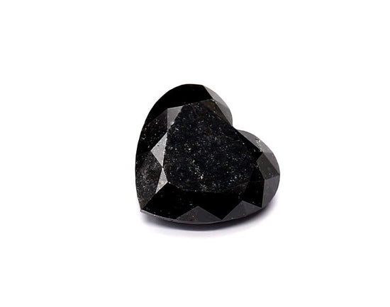 1.88 Carat Natural Black Heart Diamond GIA