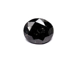 1.17 Carat Natural Black Oval Diamond GIA