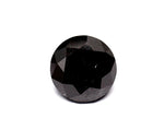 1.88 Carat Natural Black Round Diamond GIA