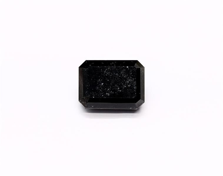 2.53 Carat Natural Black Emerald Diamond GIA