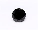 1.92 Carat Natural Black Round Diamond GIA