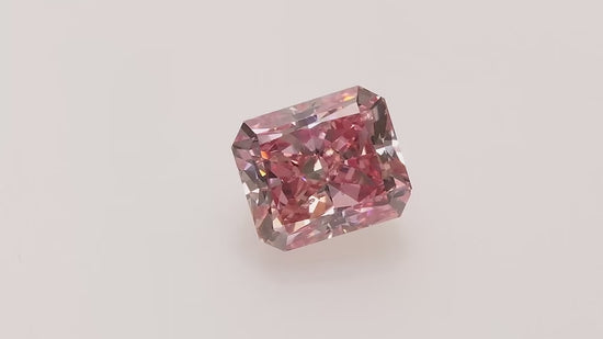1.24 Carat Fancy Intense Pink Radiant Diamond SI2 GIA & ARGYLE